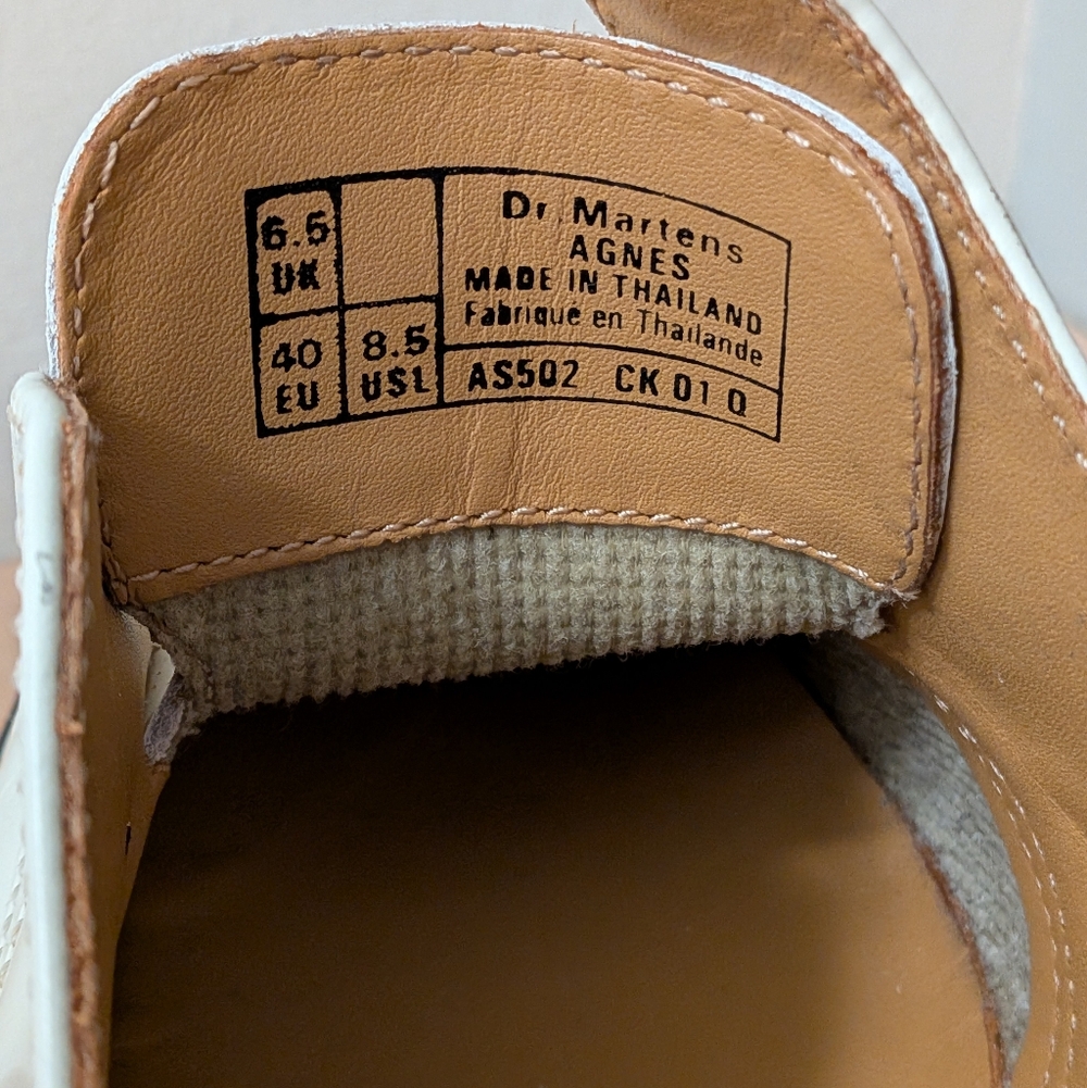 White Dr. Martens Agnes - Picture 8 of 8